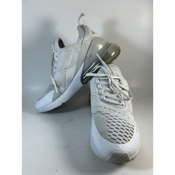 Nike Air Max 270 GS 943345-103 White Running Shoes Youth Size 5Y Womens Size 6.5 main image 6